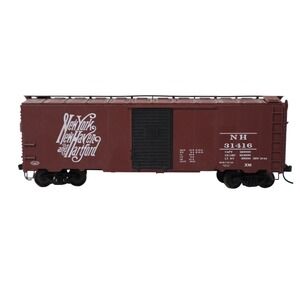 Vintage New Haven 31416 Brown Boxcar Train Car Collectible Railroad HO Scale